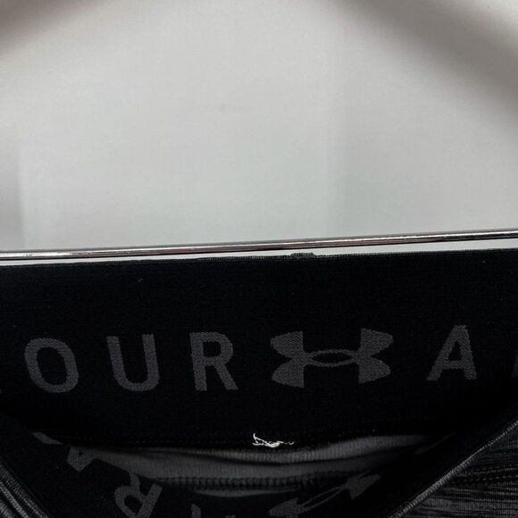 Under Armour Cold Gear Leggings High Waisted Space Dye Gray Full Length Athletic - Picture 7 of 7